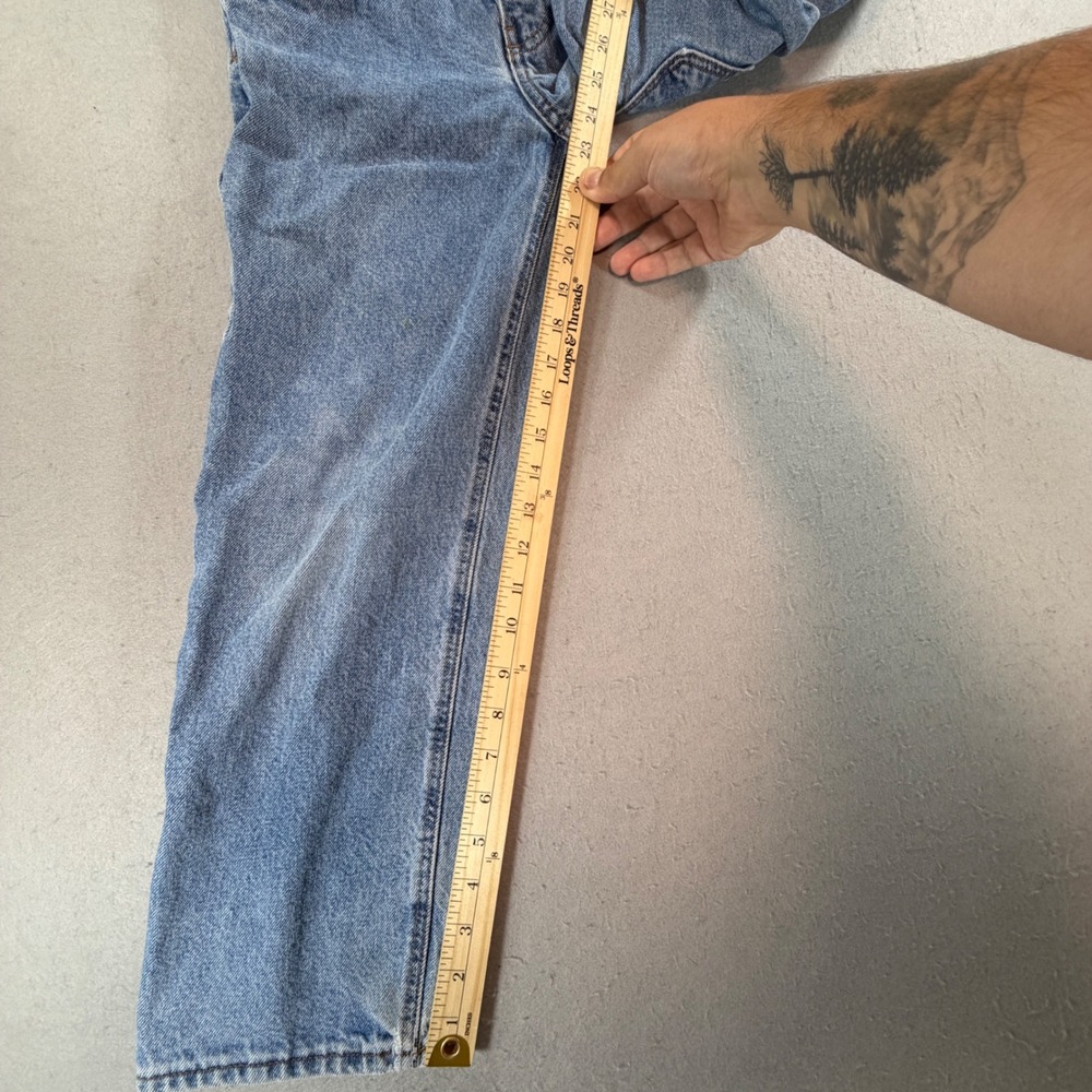 Empyre Girl Loose Fit Light Wash Straight Leg Skate Jeans Size 4 - Picture 7 of 8
